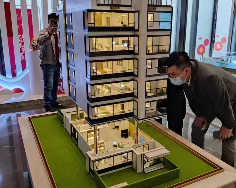 �ز�ɳ��ģ��������¥��չʾģ��